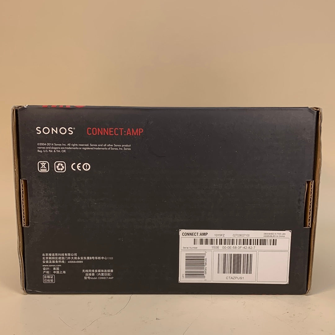 Sonos Connect Smart Wireless Streaming Speaker White AMP Gen 2