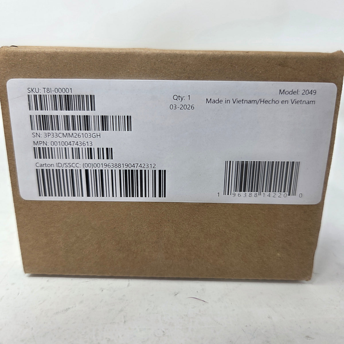 New Microsoft T8I-00001 96 Watts Thunderbolt 4 Docking Station Black