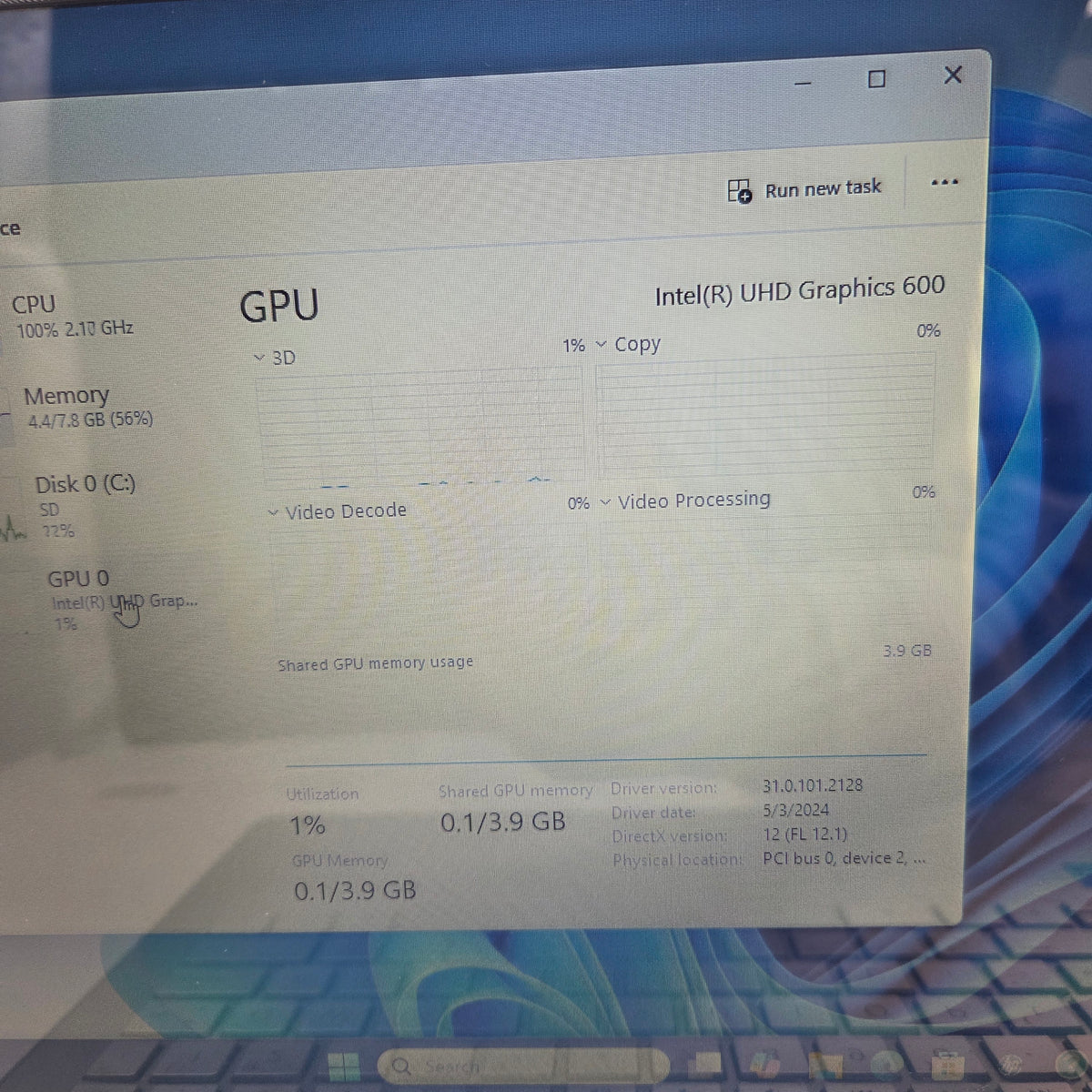 HP Laptop PBL65EQD Celeron N4120 1.10Ghz 8GB RAM 64GB SD