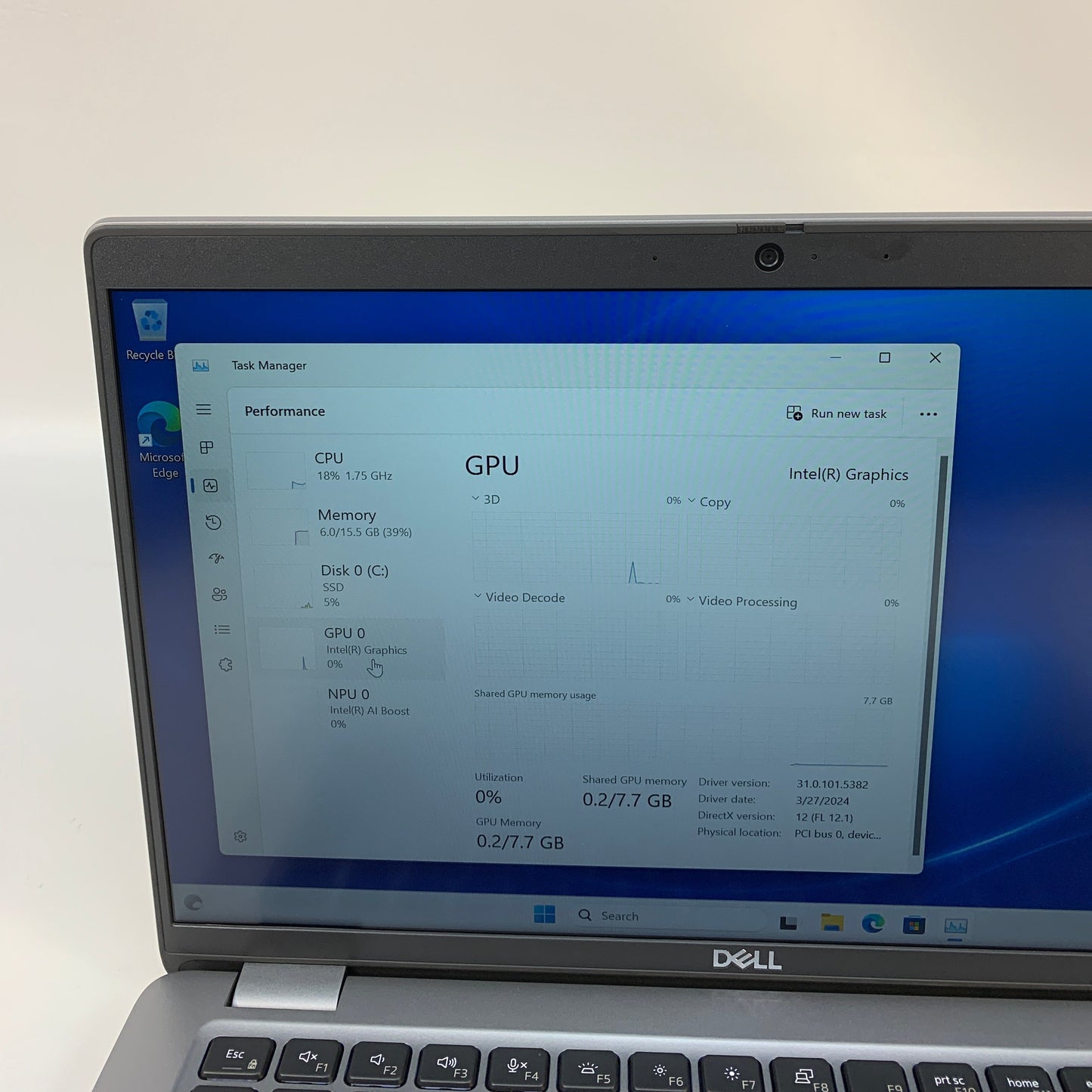 Dell Latitude 5450 14" Ultra 5 135H 2.1GHz 16GB RAM 512GB SSD