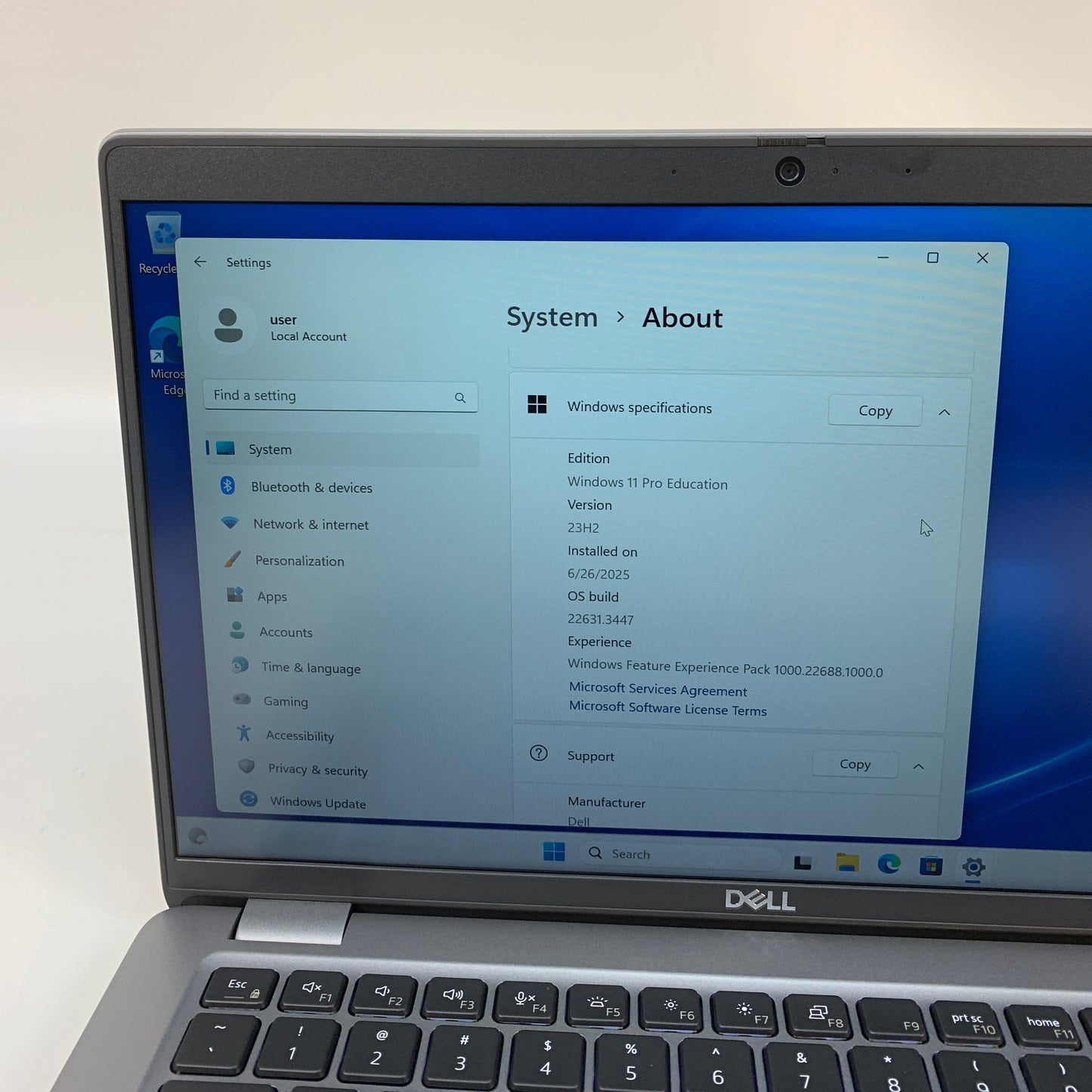 Dell Latitude 5450 14" Ultra 5 135H 2.1GHz 16GB RAM 512GB SSD
