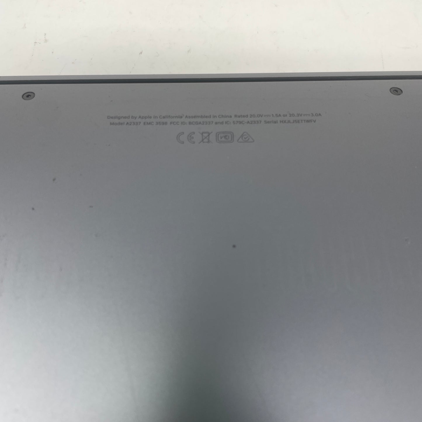 2020 Apple MacBook Air 13.3" M1 8C GPU 3.2GHz 8GB RAM 256GB SSD MGN73HN/A