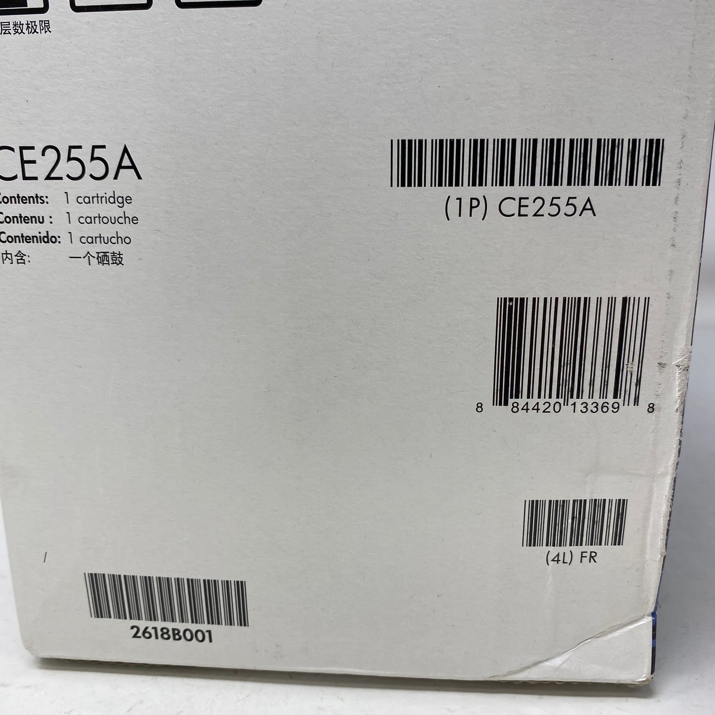 New HP 55A Black Original LaserJet Toner Cartridge 6000 Pages CE255A