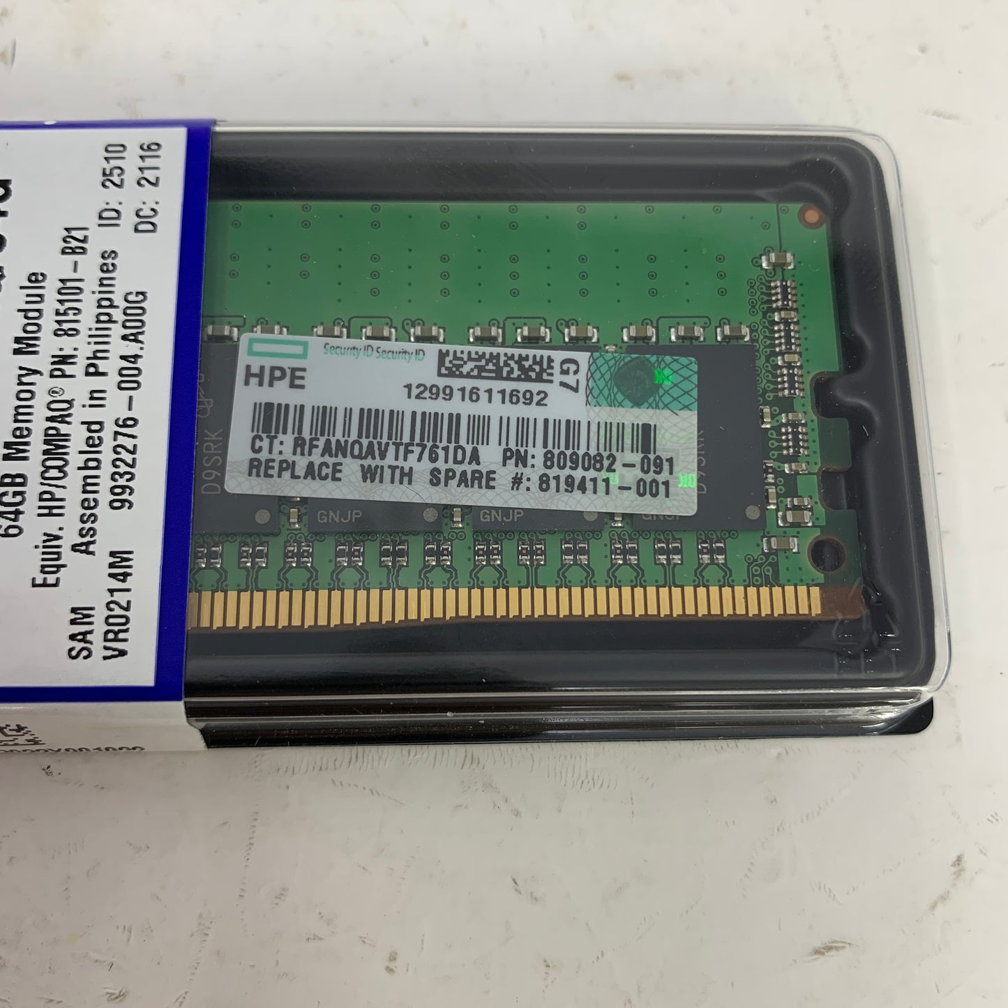 New Micron PC4-2400T-RC1 16GB (1x16GB) RAM DDR4 2400MHz MTA18ASF2G72PZ-2G3A1IK