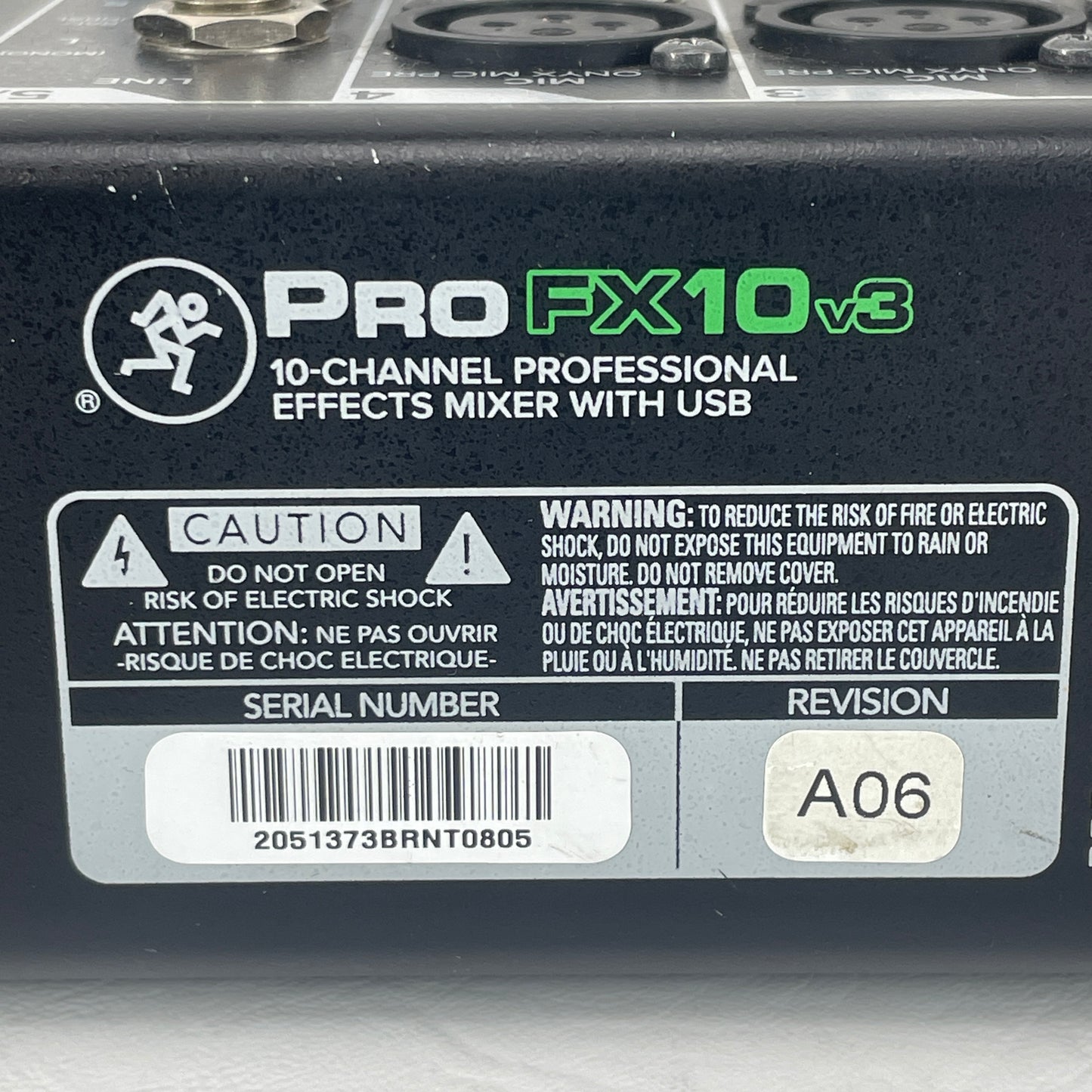 Mackie Pro FX10 v3 10-Channel Professional Effects Mixer With USB