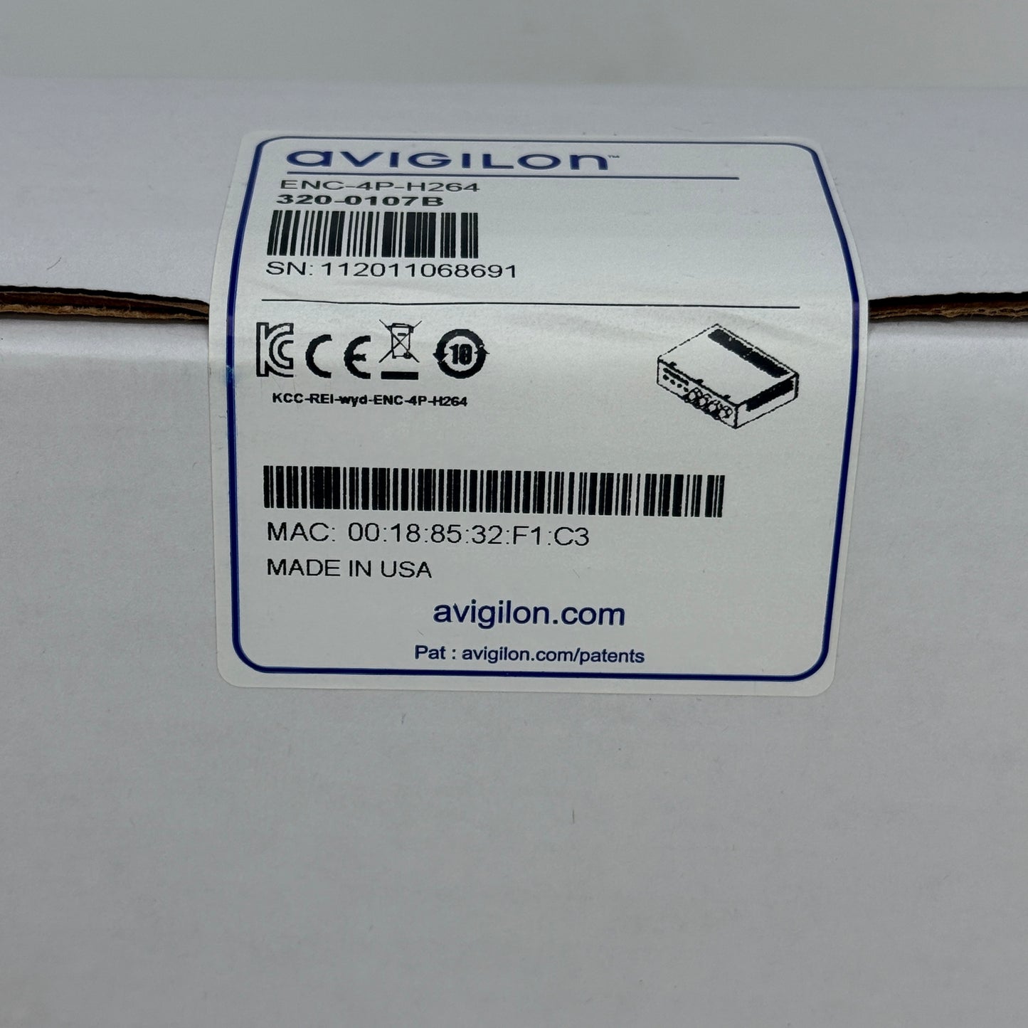 New Avigilon ENC-4P-H264 Analog-to-Digital Video Encoder Camera Control