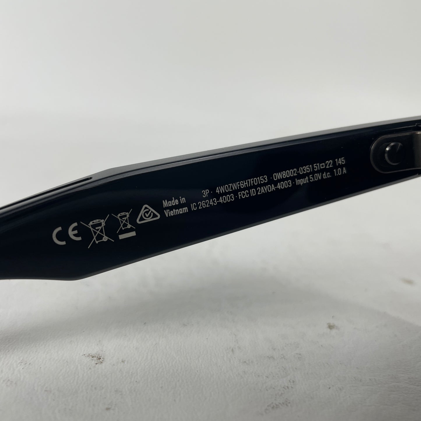 Oakley Meta HSTN Black Prizm AI Smart Glasses 0OW8002-03