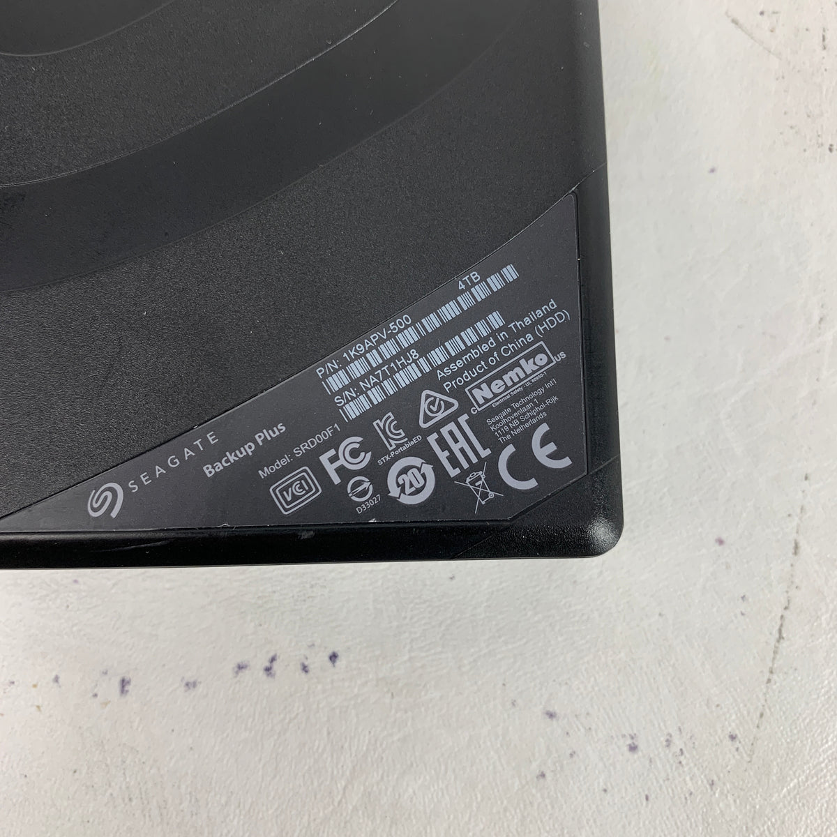 Seagate 3.5" Backup Plus Hub 4TB USB 3.2 Gen 1 HDD SRD00F1