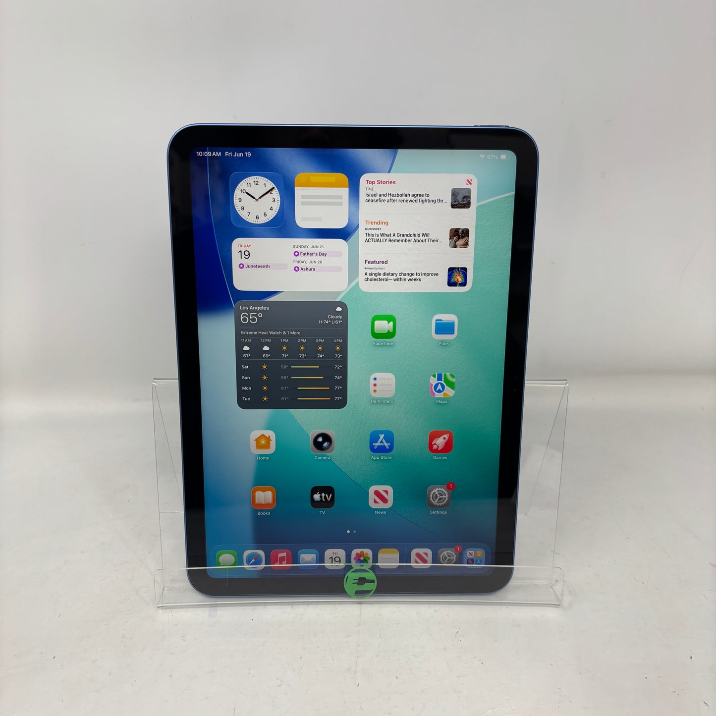 WiFi Only Apple iPad 11" (A16) 128GB Blue MD4A4LL/A