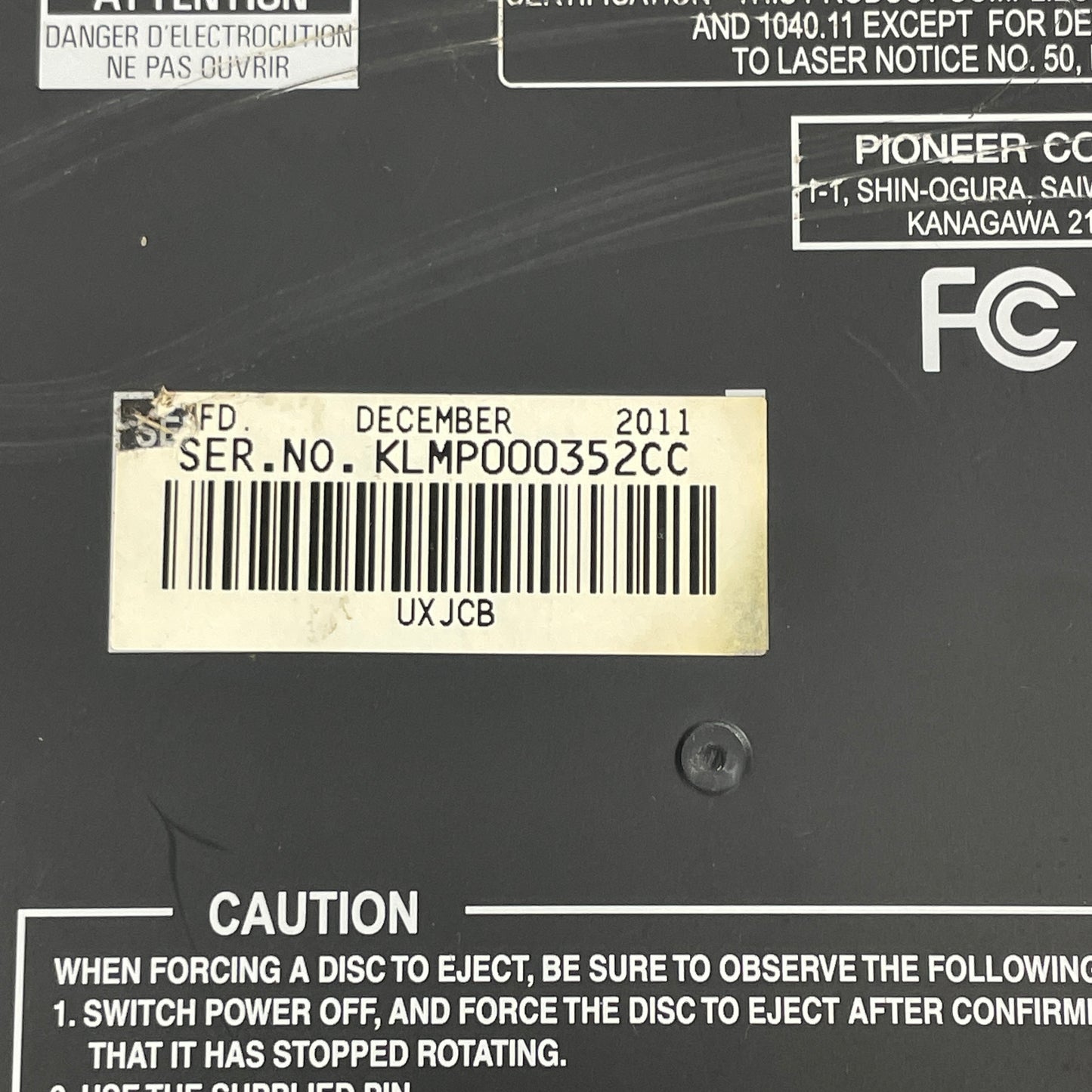 Pioneer CDJ-850 Professional Multi Player Media Black