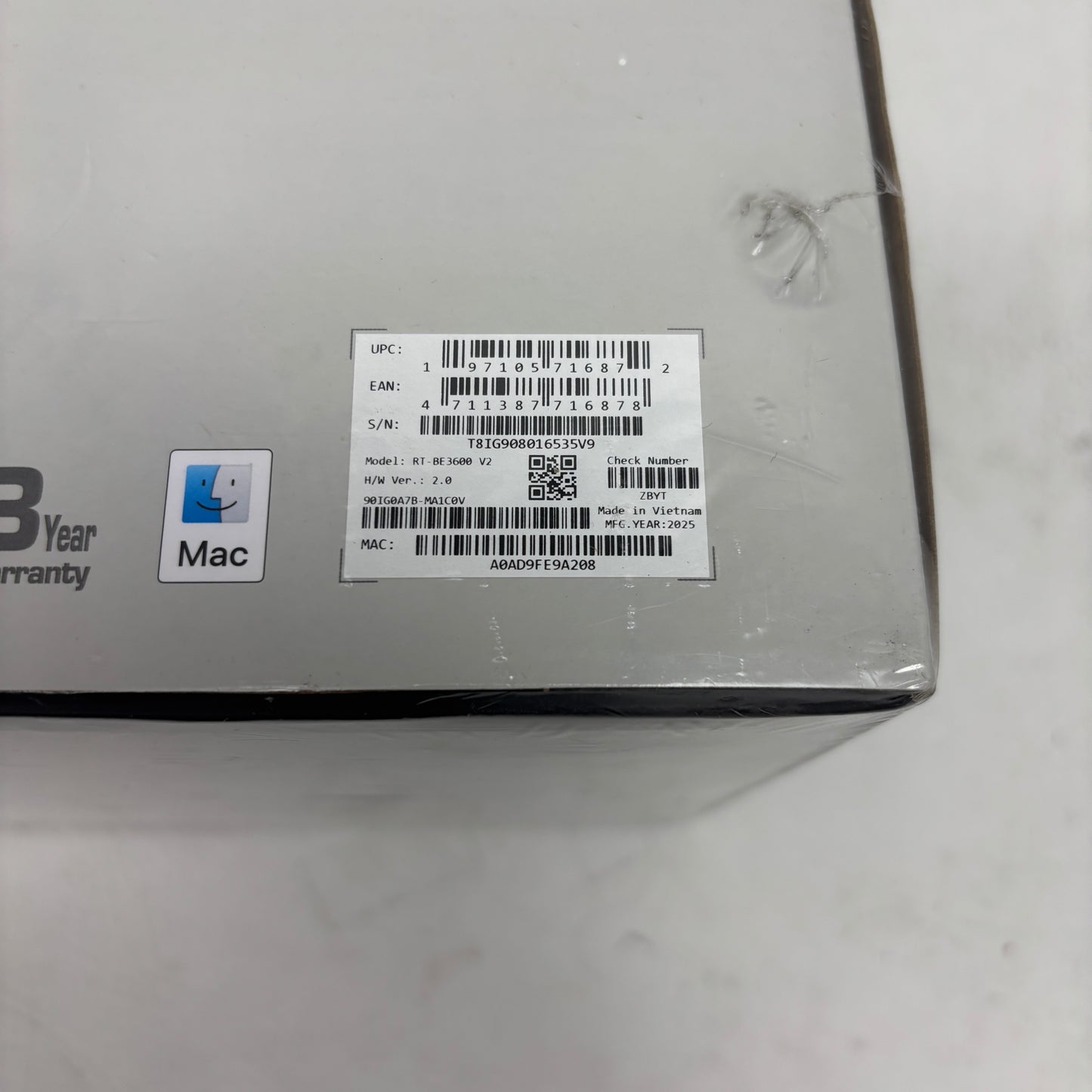 New ASUS RT-BE3600 Dual-Band Wi-Fi 7 (802.11be) RT-BE3600 Wireless Router