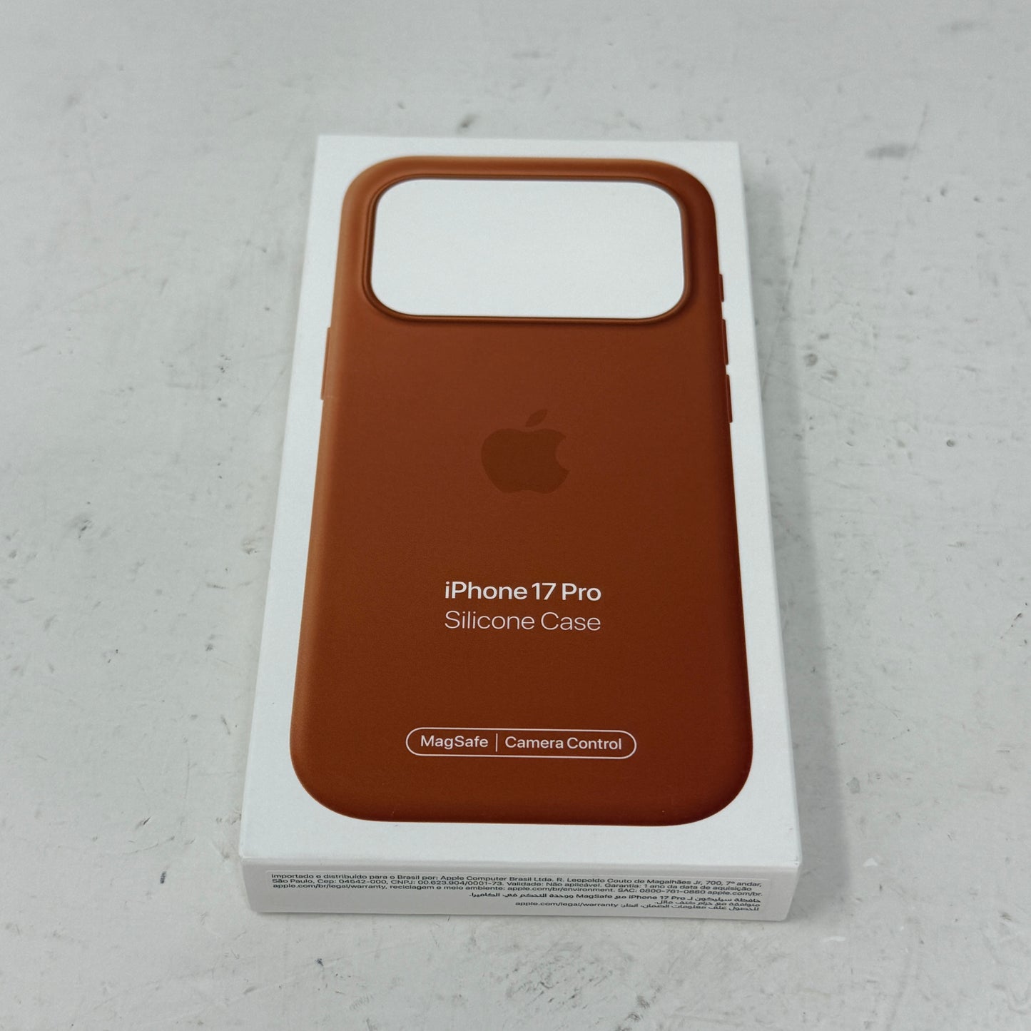 Apple iPhone 17 Pro Silicone Case with MagSafe – Terra Cotta