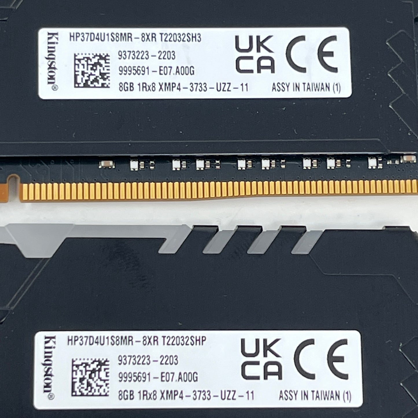 Kingston HyperX Fury RGB 16GB (2x8GB) RAM DDR4 3733MHz HP37D4U1S8MR-8XR