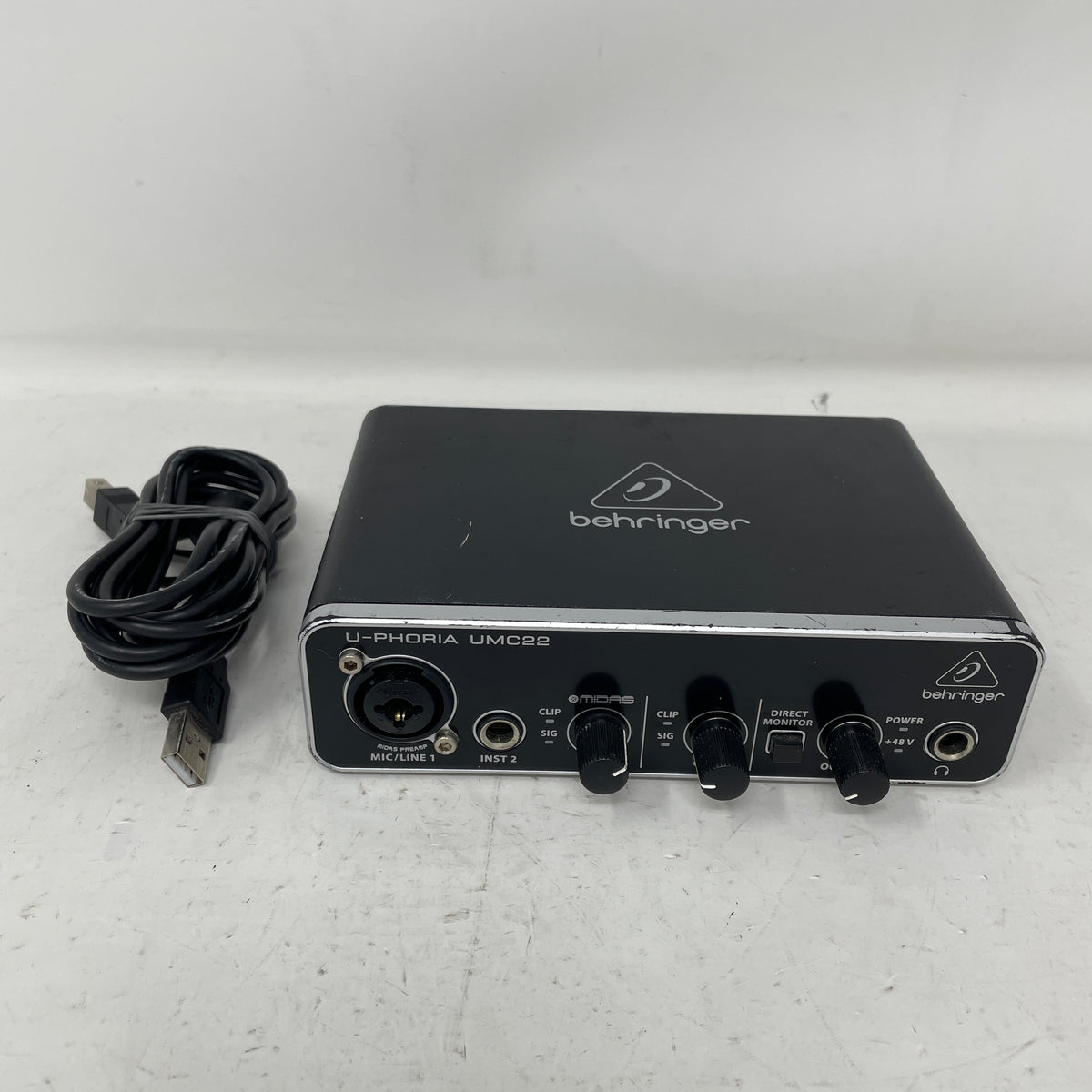 Behringer U-Phoria UMC22 2-Channel USB Audio Interface