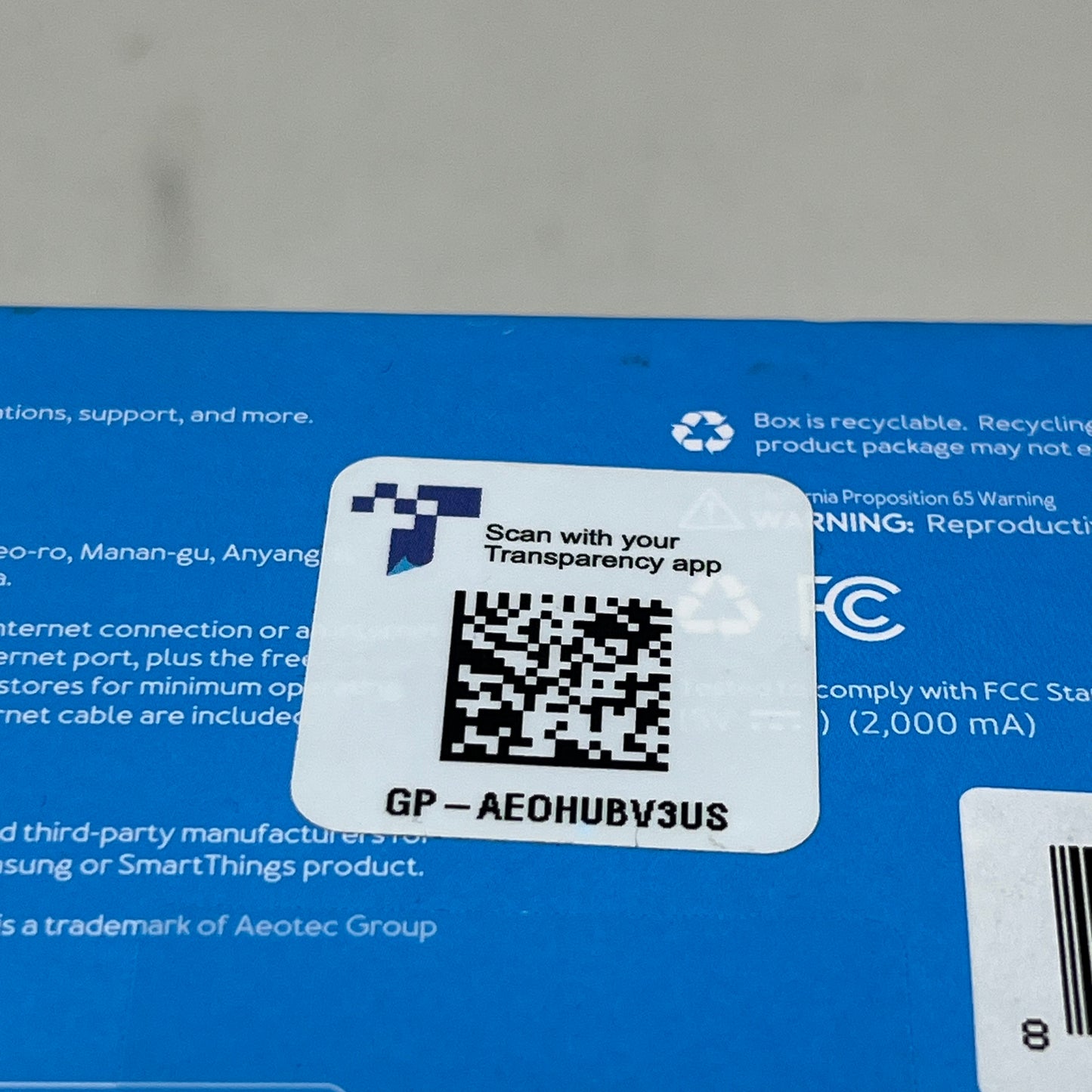 New Aeotec Smart Home Hub, SmartThings Hub, Z-Wave Zigbee Gateway IM6001-V3P01