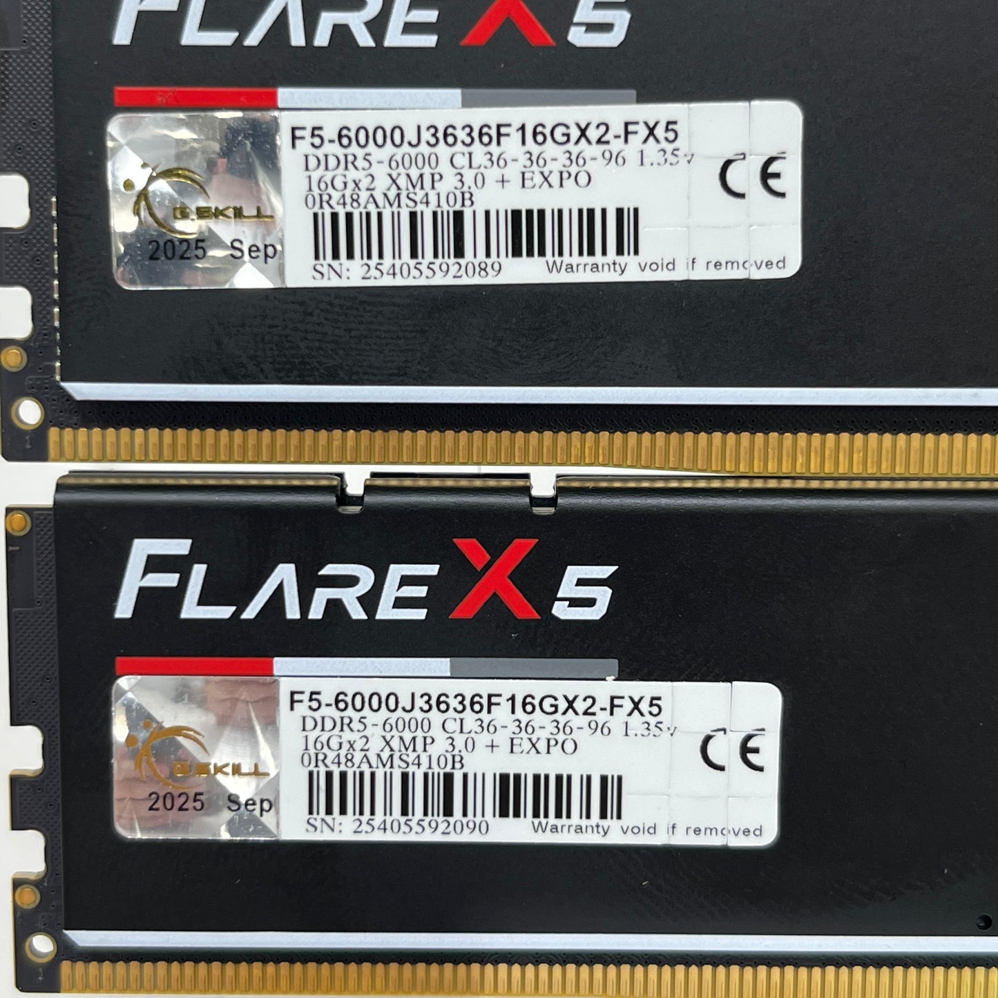 G.Skill Flare X5 32GB (2x16GB) RAM DDR5 6000MHz F5-6000J3636F16GX2-FX5
