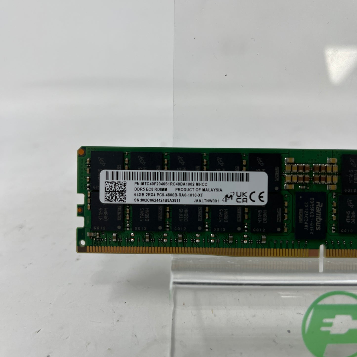 Micron PC5-4800B-RA0 64GB (1x64GB) RAM DDR5 4800MHz MTC40F2046S1RC48BA1002