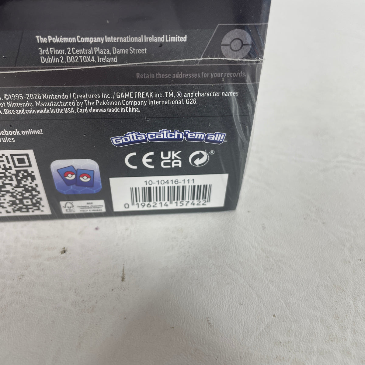 New Pokemon TCG Pitch Black Elite Trainer Box