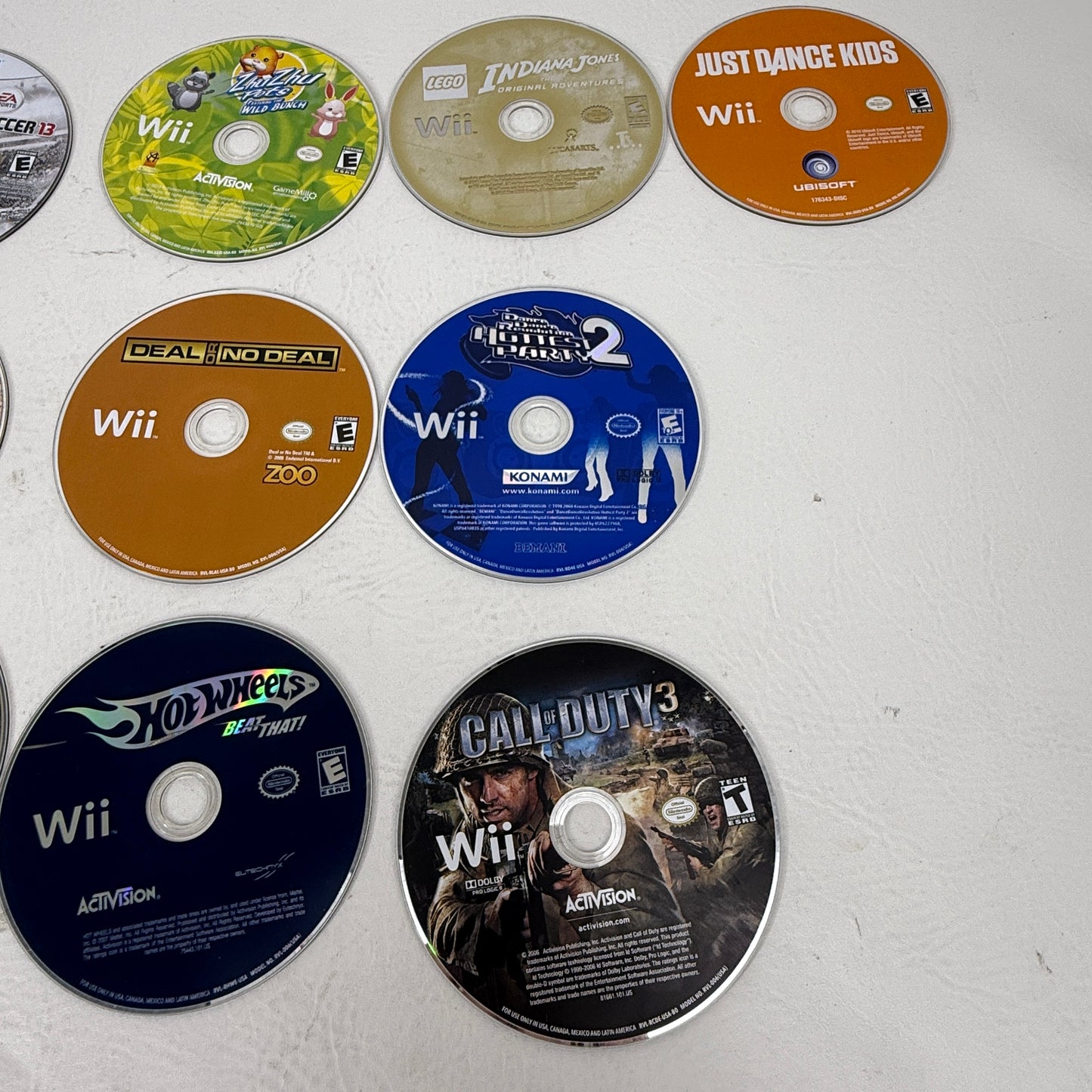 Lot of 13 Nintendo Wii Games