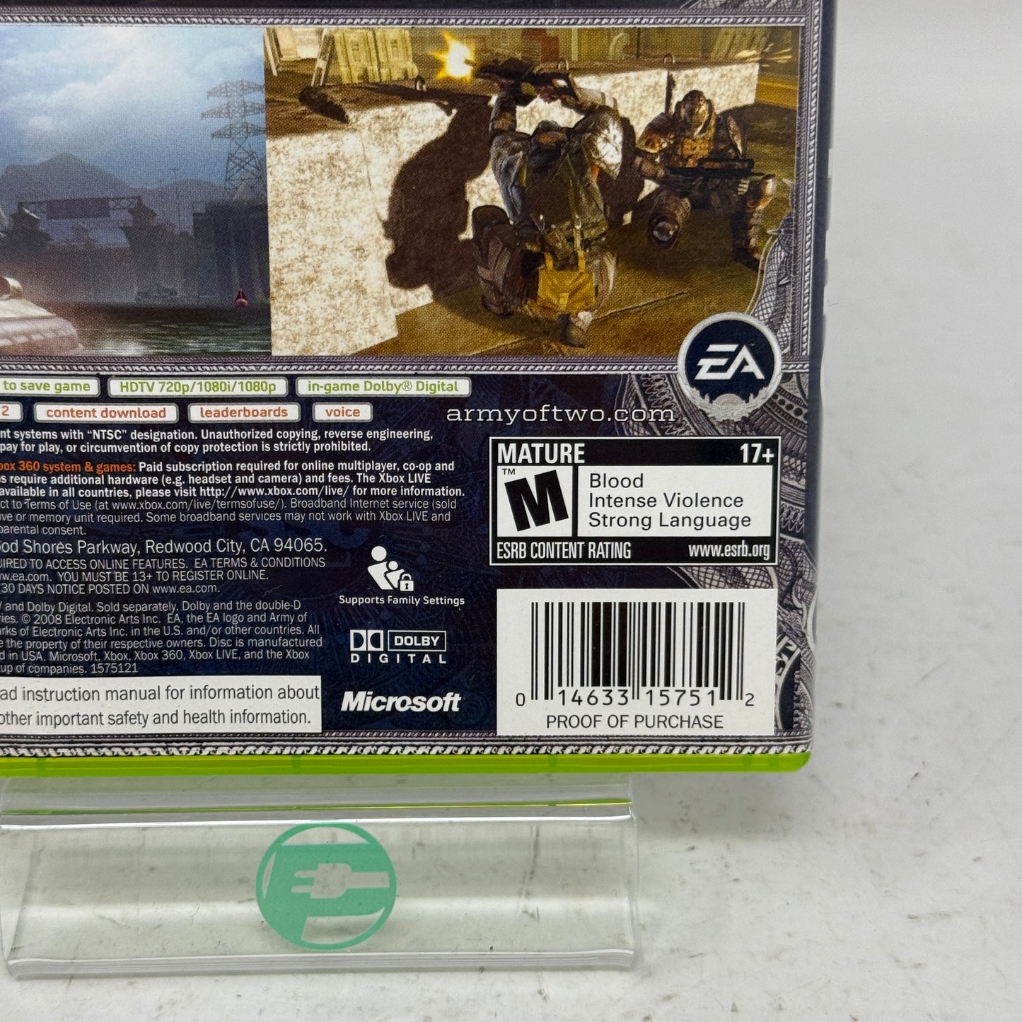 Army of Two (Microsoft Xbox 360, 2008)