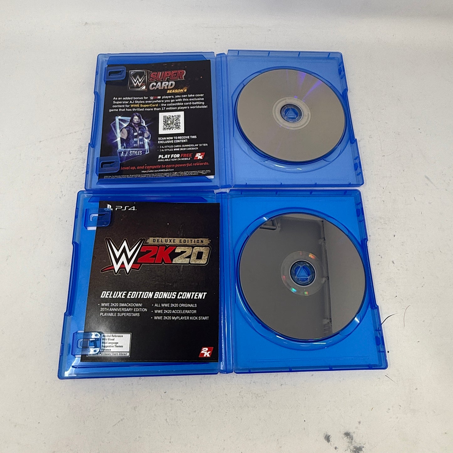 Lot of 2 Sony PlayStation 4 PS4 Games W2K19 & W2k20