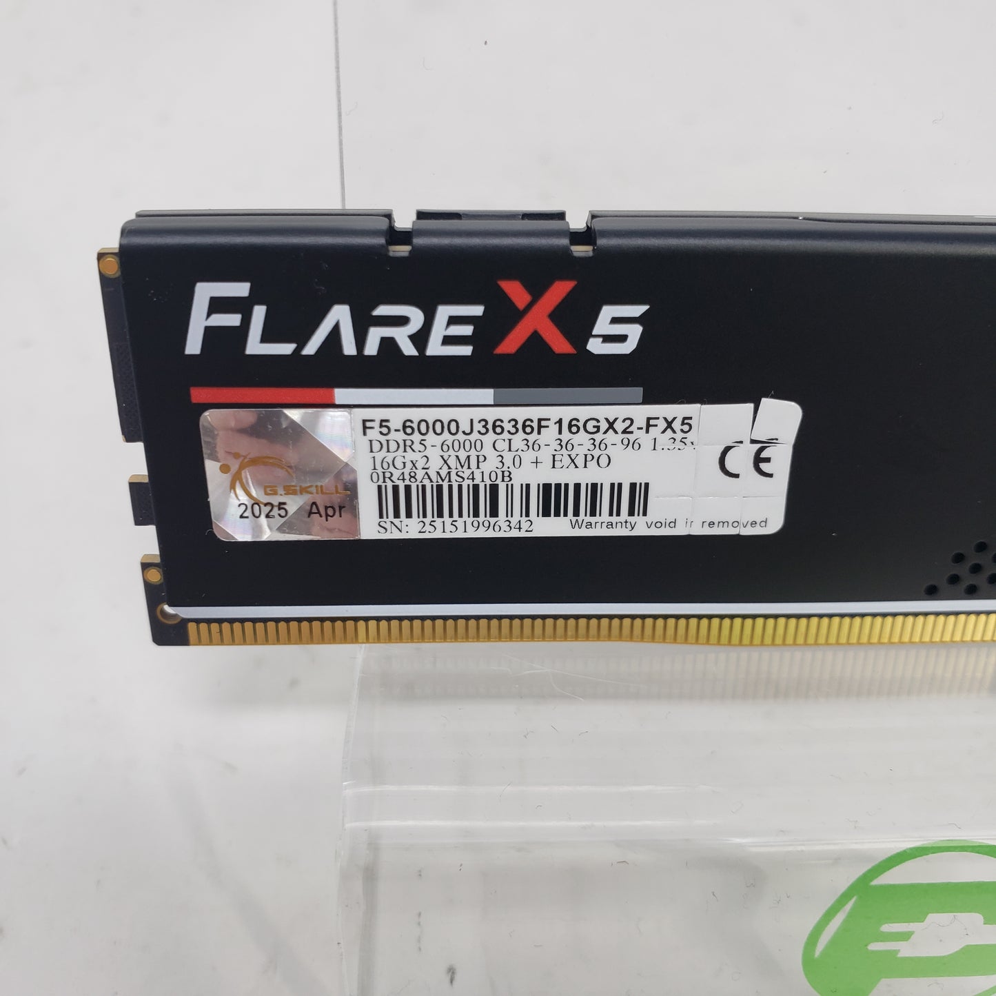 G.Skill Flare X5 16GB (1x16GB) RAM DDR5 6000MHz F5-6000J3636F16GX2-FX5
