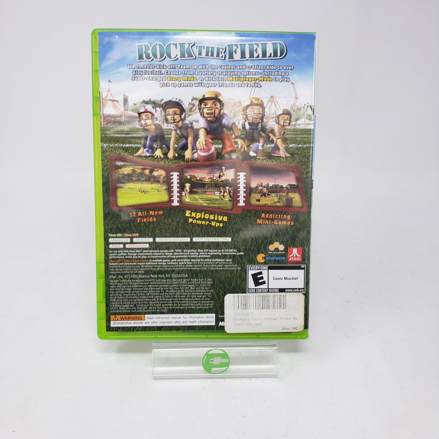 Backyard Sports: Rookie Rush (Microsoft Xbox 360, 2010)