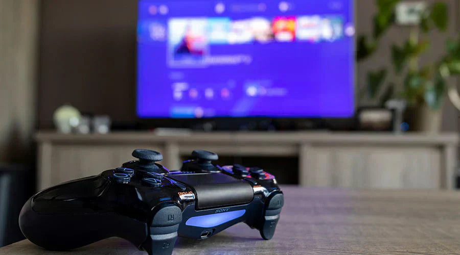 Video game consoles displayed during resale evaluation at PayMore Springfield