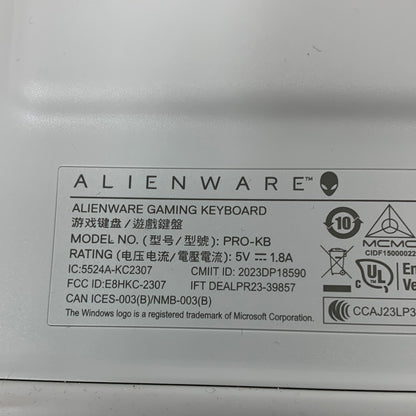 Alienware Pro Wireless Gaming Keyboard PRO-KB