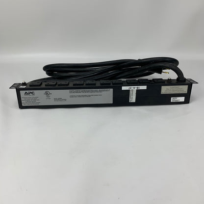 APC Rack PDU AP9560 Basic 1U 30A 120V Power Distribution Unit – 10 Outlets