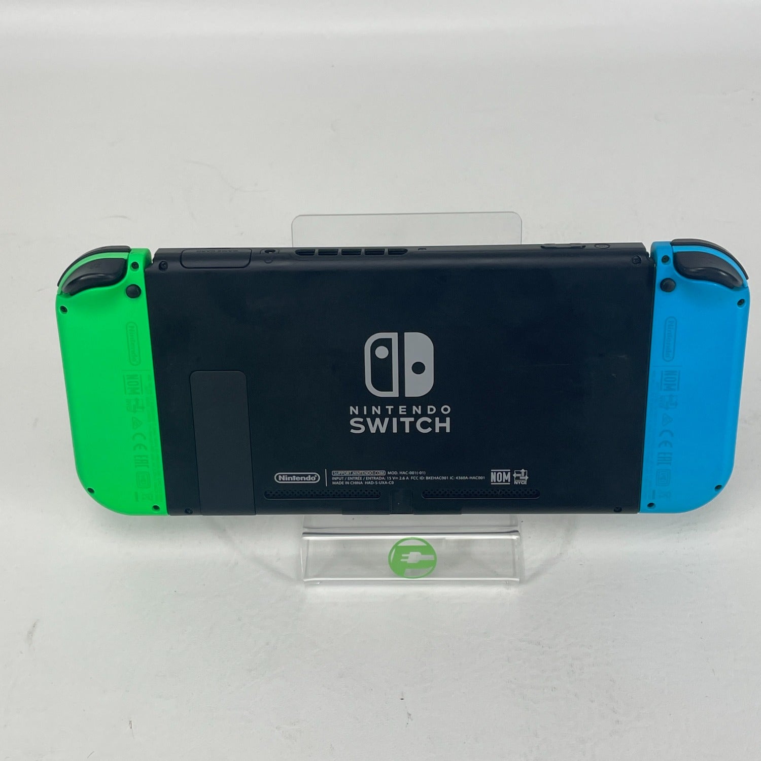 Nintendo Switch v2 Video Game Console Only HAC-001(-01)  Blue/neon green