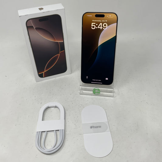 T-Mobile Apple iPhone 16 Pro Max 256GB Desert Titanium MYW53LL/A