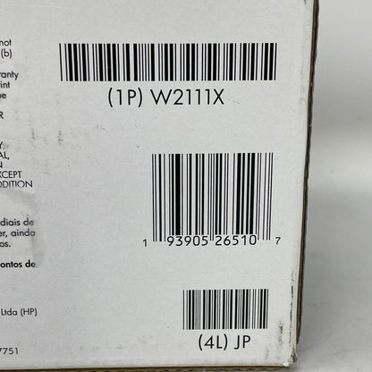 New HP LaserJet 206X Cyan Toner Cartridge W2111X