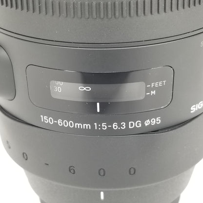 Sigma DG 150-600mm f/1:5-6.3 For Canon EF Mount