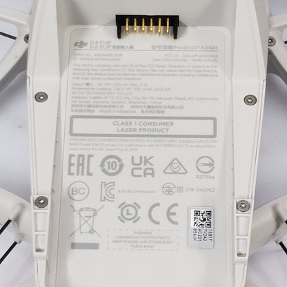 DJI Flip 4K Camera Drone w/ RC 2 Controller 2 Batteries Carry Case Bundle