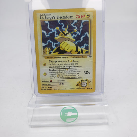 Pokémon TCG Gym Heroes Lt. Surge's Electabuzz 6/132 English
