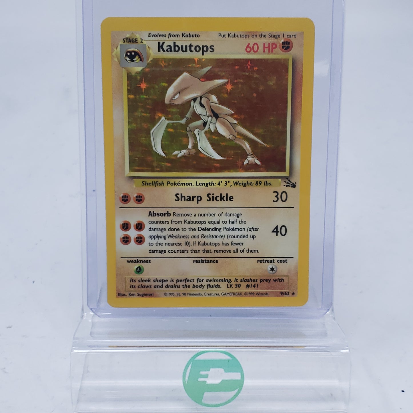 Pokémon TCG Fossil Kabutops 9/62 English