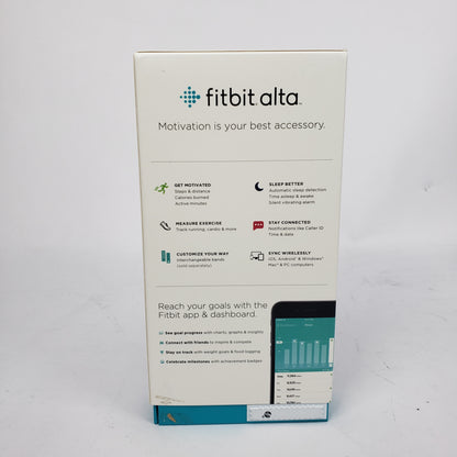FitBit Alta Fitness Wristband Black FB406BKS