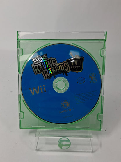 Lot of 2 Nintendo Wii Rayman Raving Rabbits TV Party & Wario Land Shake It! Games