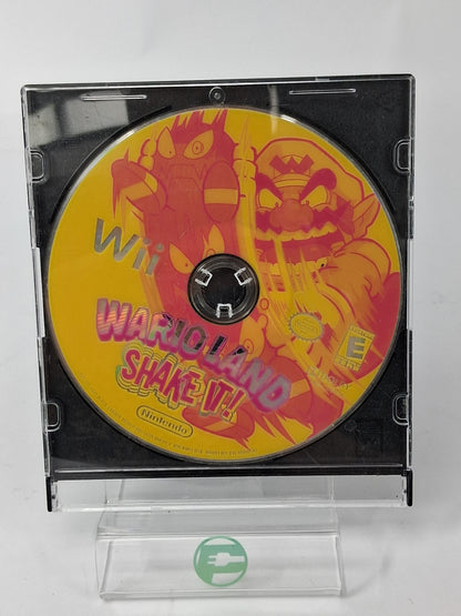 Lot of 2 Nintendo Wii Rayman Raving Rabbits TV Party & Wario Land Shake It! Games