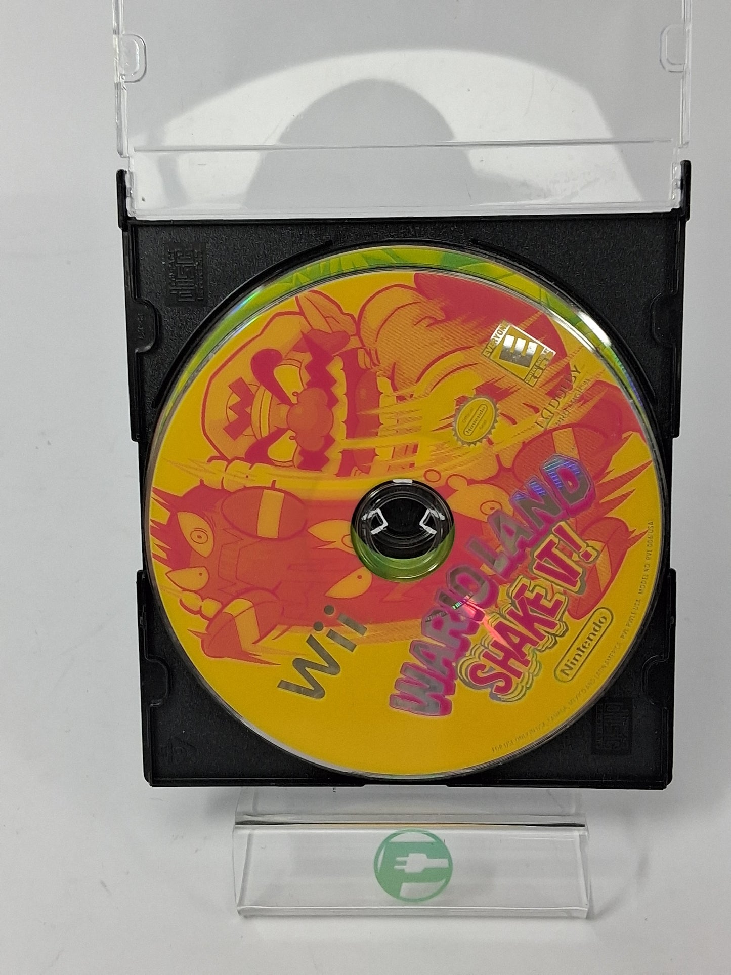 Lot of 2 Nintendo Wii Rayman Raving Rabbits TV Party & Wario Land Shake It! Games