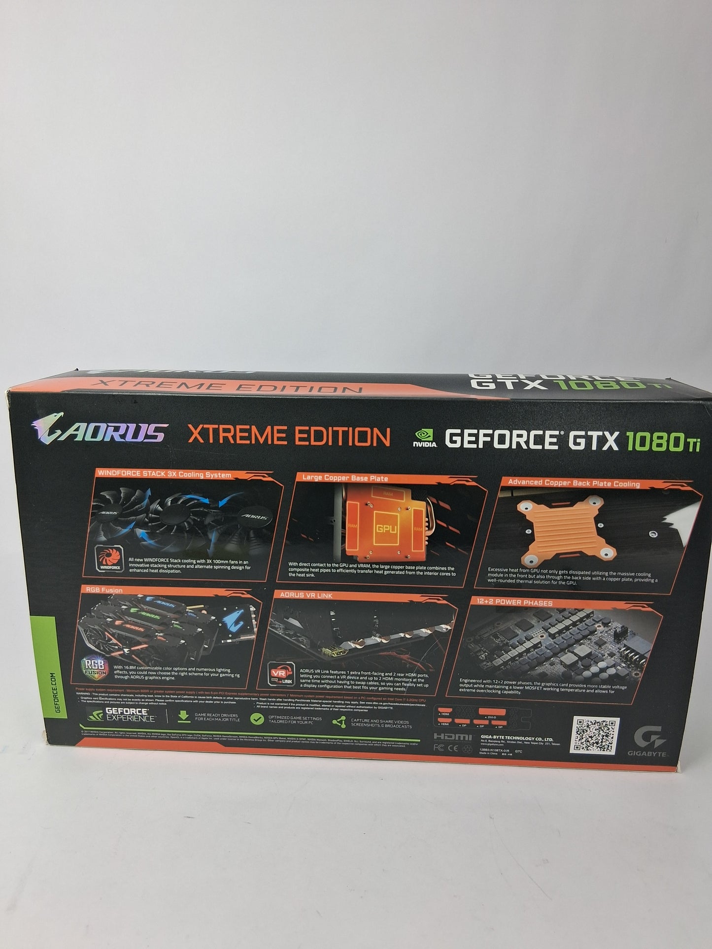 Aorus Geforce GTX 1080 TI Graphic Card GV-N108TAORUS X-11GD