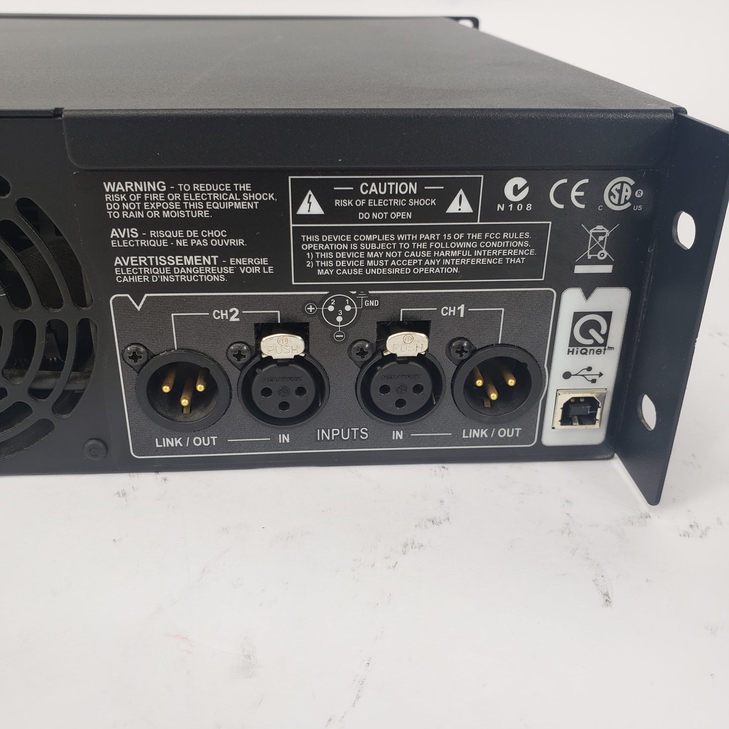 Crown XTi Series 2-Channel 1200-Watt 4Ω Power Amplifier 4002