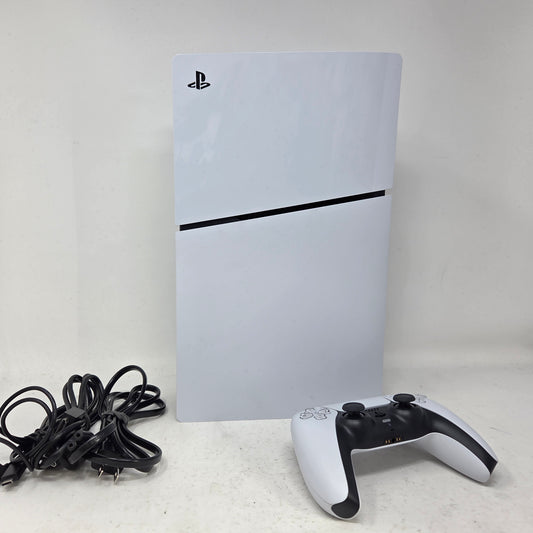 Sony PlayStation 5 Slim Disc PS5 2TB White Console Gaming System CFI-2015