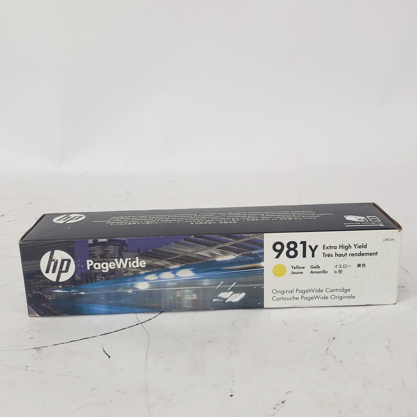 New HP Laserjet 981Y Yellow Original Ink Cartridge L0R15A
