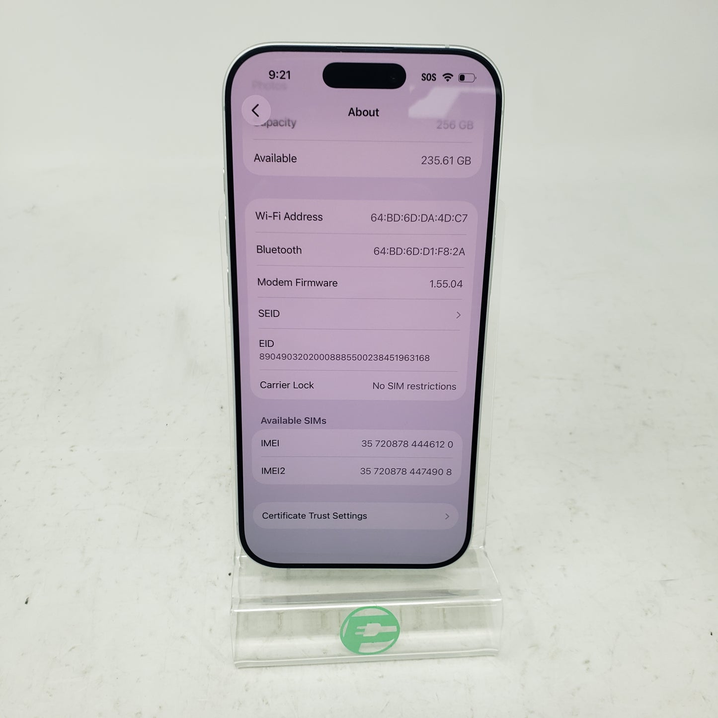 Factory Unlocked Apple iPhone 17 256GB White MG474LL/A