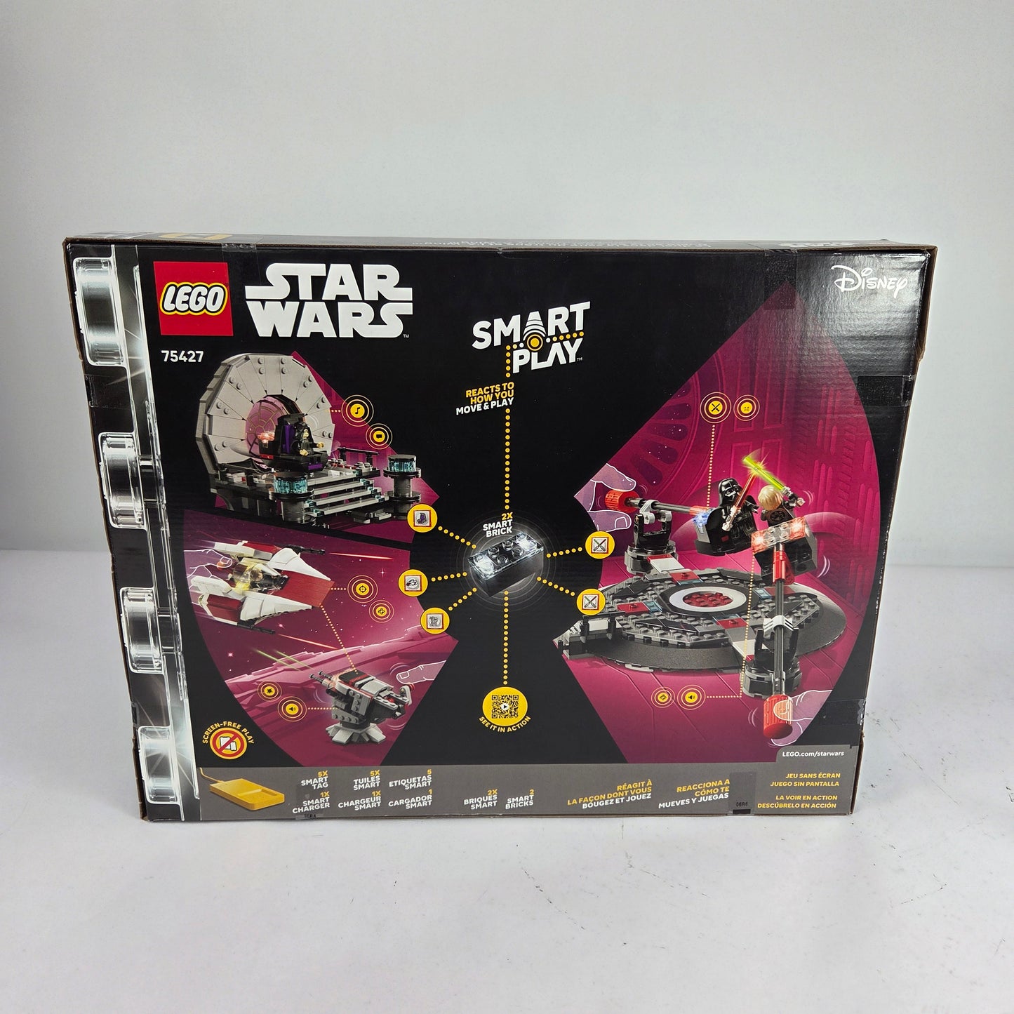 New Lego Star Wars Throne Room Duel & a-Wing Interactive Building Toy 75427