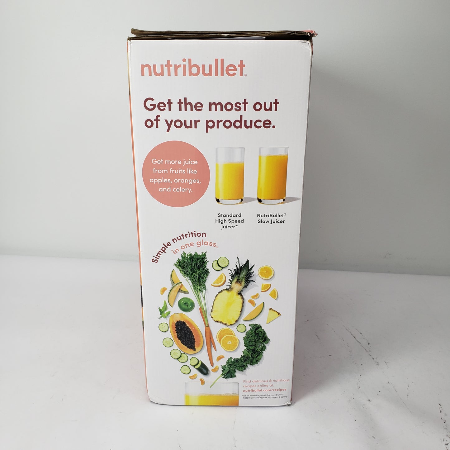 New Nutribullet JB-BX078-27 Slow Juicer Machine NBJ50300