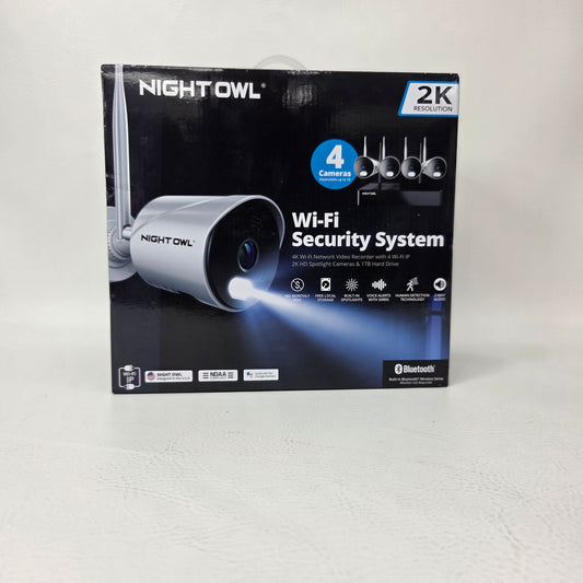 New Night Owl Wi-Fi Security System With 4 Surveillance Camera 1080p