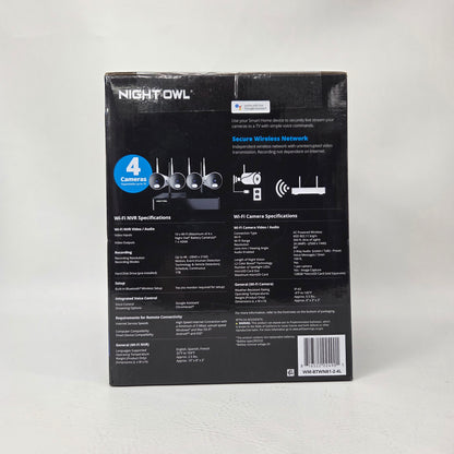 New Night Owl Wi-Fi Security System With 4 Surveillance Camera 1080p